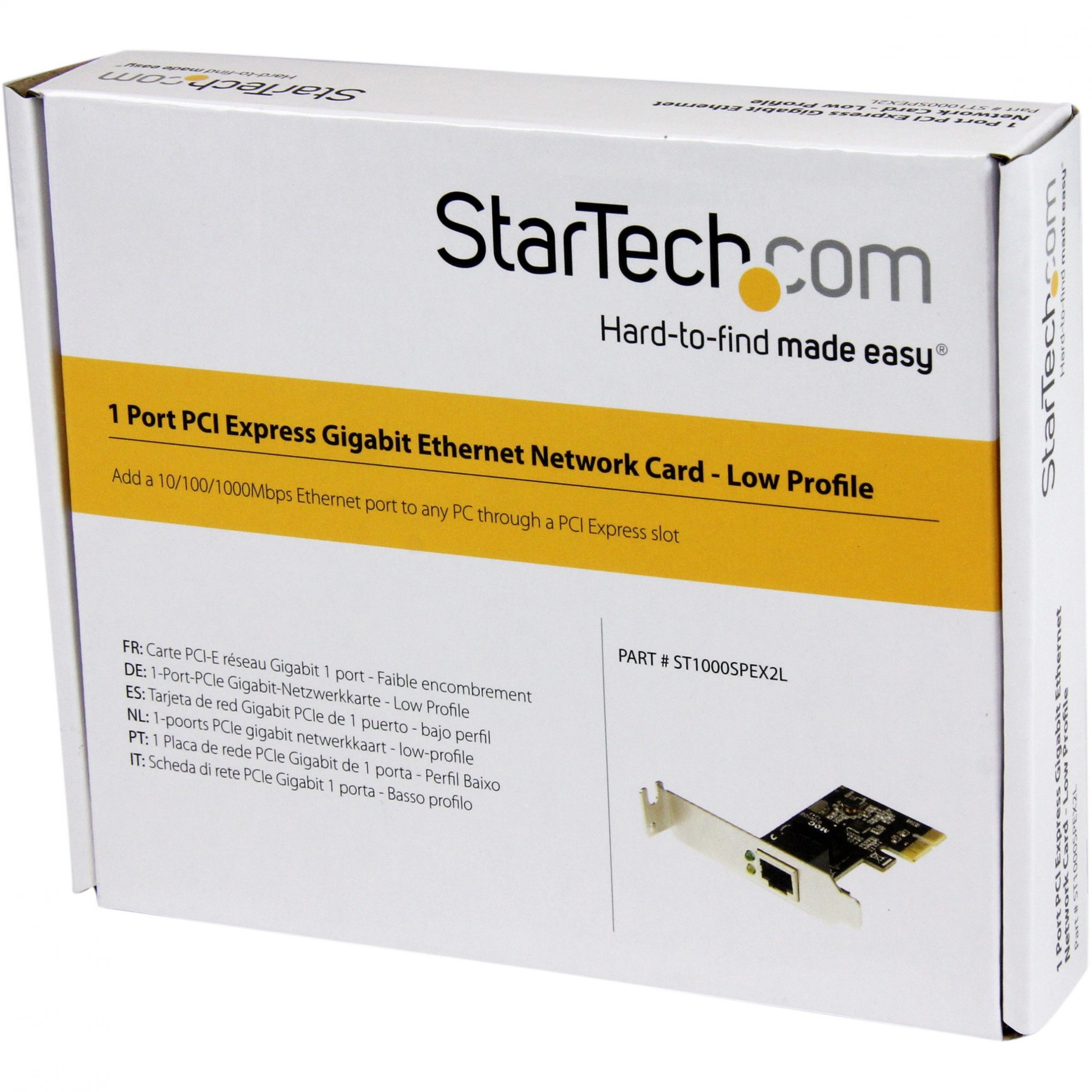 StarTech.com Carte réseau PCI Express à 1 port RJ45 Gigabit