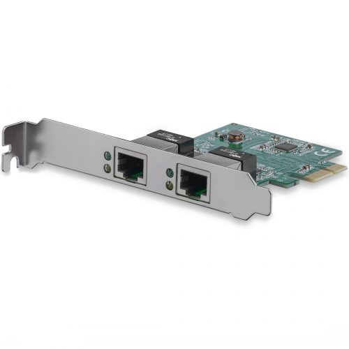 Startech .com Dual Port Gigabit PCI Express Server Network Adapter CardPCIe NICAdd dual Gigabit Ethernet ports to a client, server or… ST1000SPEXD4