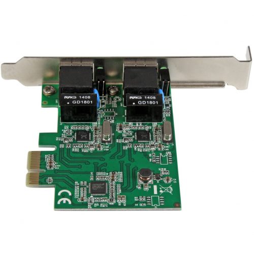 Startech .com Dual Port Gigabit PCI Express Server Network Adapter CardPCIe NICAdd dual Gigabit Ethernet ports to a client, server or… ST1000SPEXD4