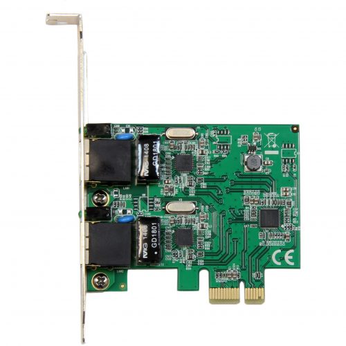 Startech .com Dual Port Gigabit PCI Express Server Network Adapter CardPCIe NICAdd dual Gigabit Ethernet ports to a client, server or… ST1000SPEXD4