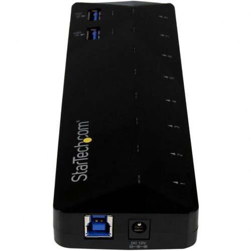 Startech .com 10-Port USB 3.0 Hub with Charge and Sync Ports2 x 1.5A PortsDesktop USB Hub and Fast-Charging StationAdd ten USB 3.0 (… ST103008U2C
