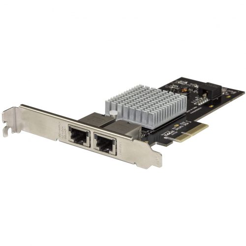 Startech .com Dual Port 10G PCIe Network Adapter CardIntel-X550AT 10GBASE-T PCI Express 10GbE Multi Gigabit Ethernet 5 Speed NIC 2port -… ST10GPEXNDPI