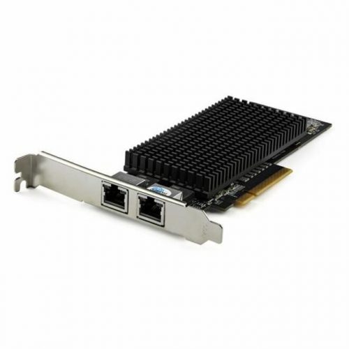 Startech .com Dual Port 10G PCIe Network Adapter CardTehuti TN4010 10GBASE-T PCI Express 10GbE Multi Gigabit Ethernet 5 Speed NIC 2port -… ST10GSPEXNDP