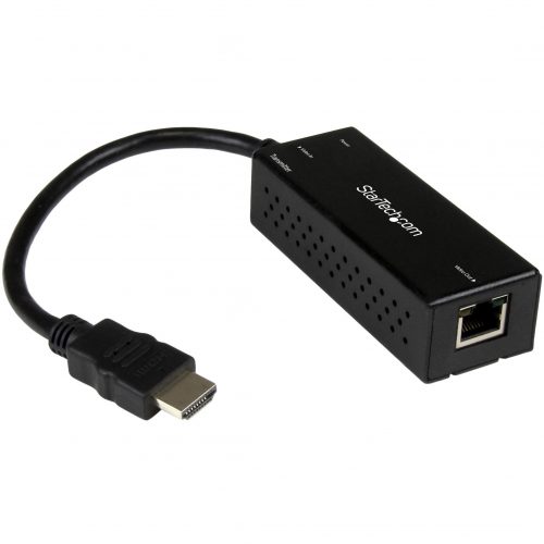 Startech .com .com 4K HDMI Extender with Compact TransmitterUp to 40 m (130 ft.)HDBaseT Extender KitUHD 4KST121HDBTDKU… ST121HDBTDK