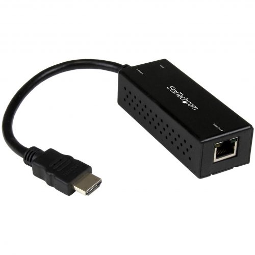 Startech .com Compact HDBaseT TransmitterHDMI over CAT5eHDMI to HDBaseT ConverterUSB PoweredUp to 4KExtend HDMI to an HDBaseT d… ST121HDBTD