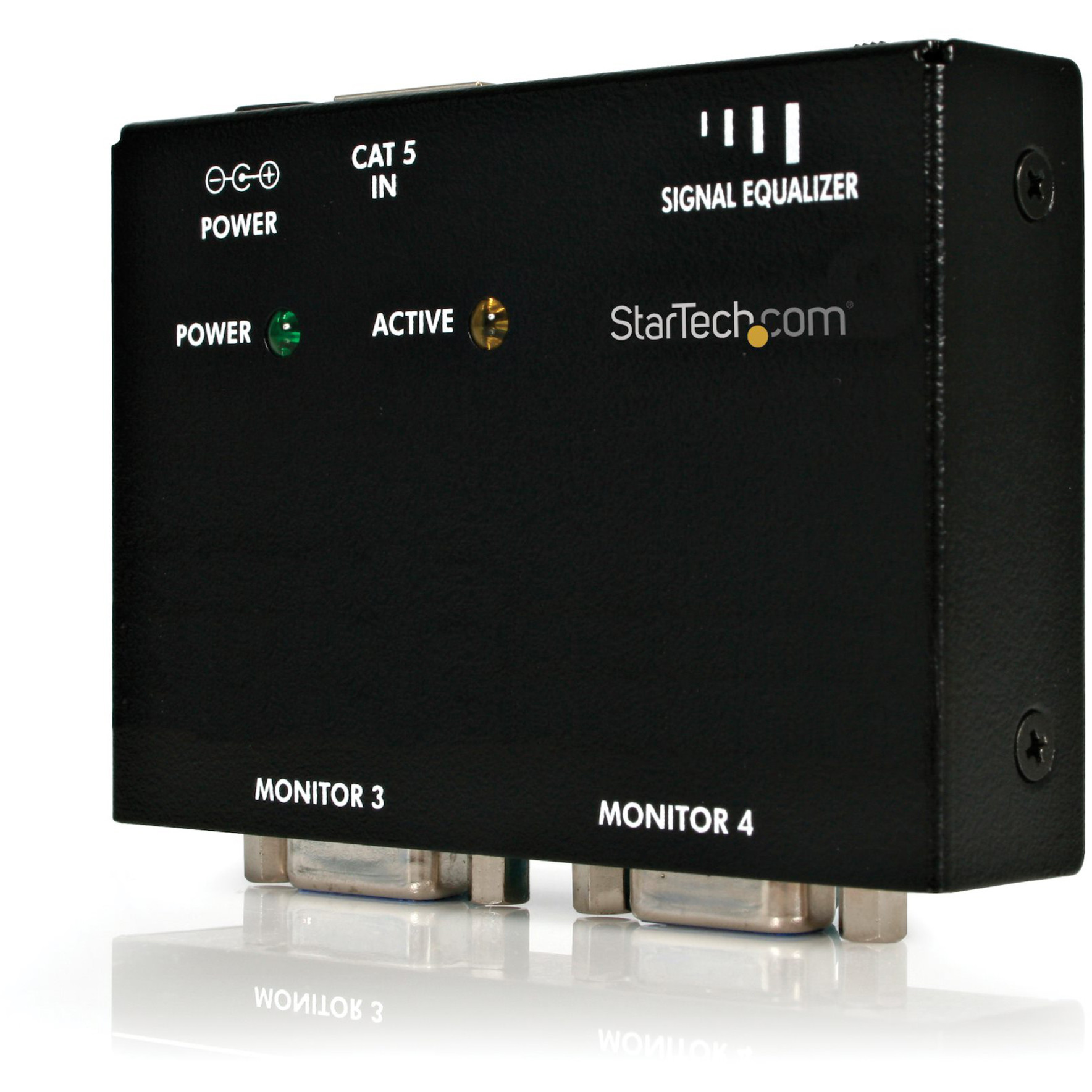 Startech .com .com VGA over CAT5 remote receiver for video extenderExtend and distribute a VGA signal to up to 4 displays over Cat5 cab… ST121R Startech .com .com VGA over CAT5 remote receiver for video extenderExtend and distribute a VGA signal to up to 4 displays over Cat5 cab… ST121R