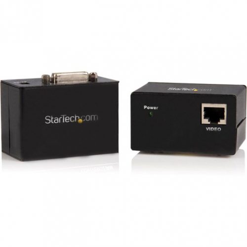 Startech .com DVI Video Extender over Cat 5 UTPNetwork (RJ-45)Black ST121UTPDVI