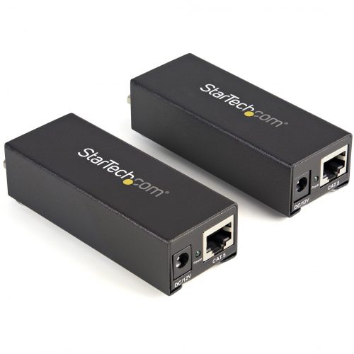 Startech .com VGA to Cat 5 Monitor Extender Kit (250ft/80m)VGA Cat5 ExtenderExtend a VGA signal to a remote display using Cat5 cabling -… ST121UTPEP