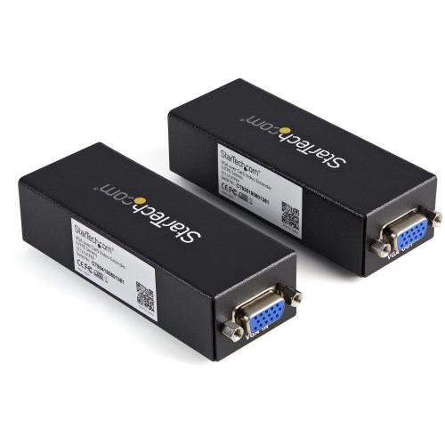 Startech .com VGA to Cat 5 Monitor Extender Kit (250ft/80m)VGA Cat5 ExtenderExtend a VGA signal to a remote display using Cat5 cabling -… ST121UTPEP