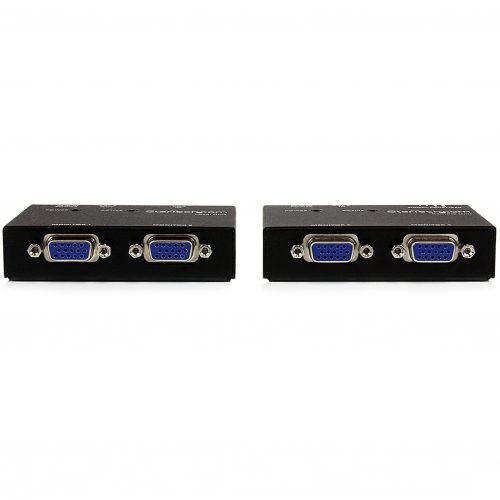Startech .com .com VGA Video Extender over CAT5 (ST121 Series)Extend and distribute a VGA signal to 2 local, and 2 remote displays ov… ST121UTP