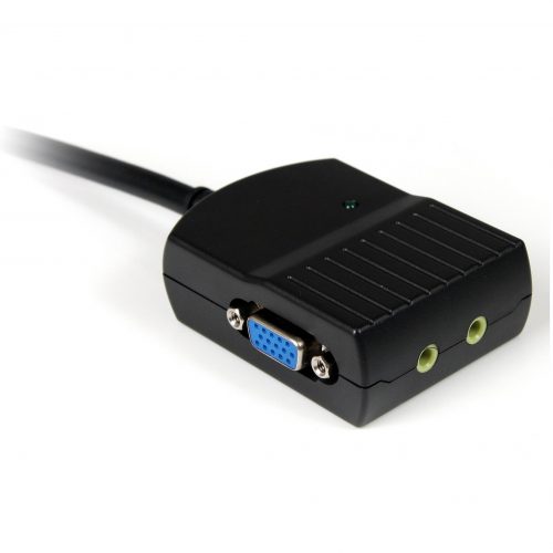 Startech .com 2 Port VGA Video Splitter with AudioUSB PoweredSplit a VGA signal to 2 VGA monitors or projectorsvga video splitter2 p… ST122LEA