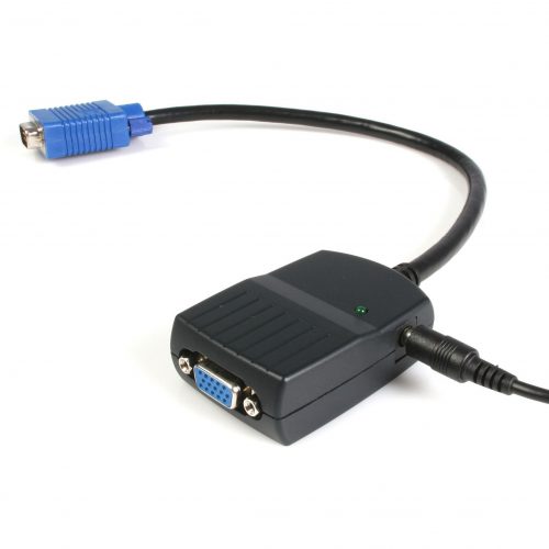 Startech .com 2 Port VGA Video SplitterUSB PoweredCompact USB-powered VGA splitter allows you to split a video source to two separate displ… ST122LE