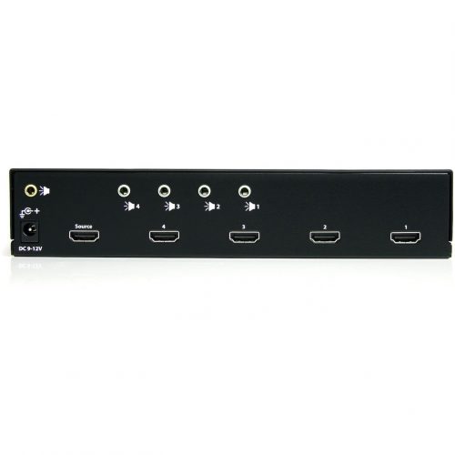 Startech .com HDMI Splitter 1 In 4 Out1080p4 Port -Mounting Brackets1.3 AudioHDMI Multi PortHDMI Audio SplitterSplit an HDMI… ST124HDMI2