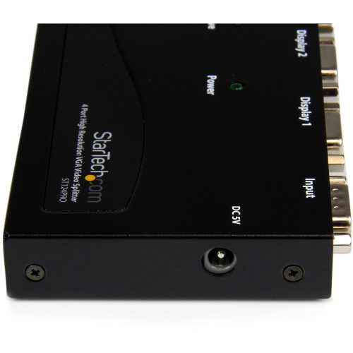 Startech .com .com 4 Port High Resolution VGA Video Splitter300 MHzVideoView Pro 47 Port High Resolution 300 MHz Video Splitter -… ST124PRO