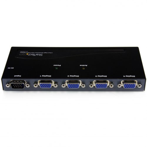 Startech .com .com 4 Port High Resolution VGA Video Splitter300 MHzVideoView Pro 47 Port High Resolution 300 MHz Video Splitter -… ST124PRO