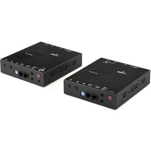 Startech .com HDMI over IP Extender Kit with Video Wall Support1080pHDMI over Cat5 / Cat6 Transmitter and Receiver Kit (ST12MHDLAN2K)… ST12MHDLAN2K