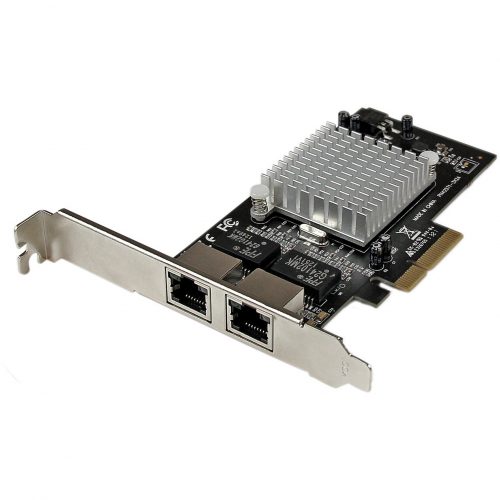 Startech .com Dual Port PCI Express (PCIe x4) Gigabit Ethernet Server Adapter Network CardIntel i350 NICAdd dual Gigabit Ethernet ports… ST2000SPEXI