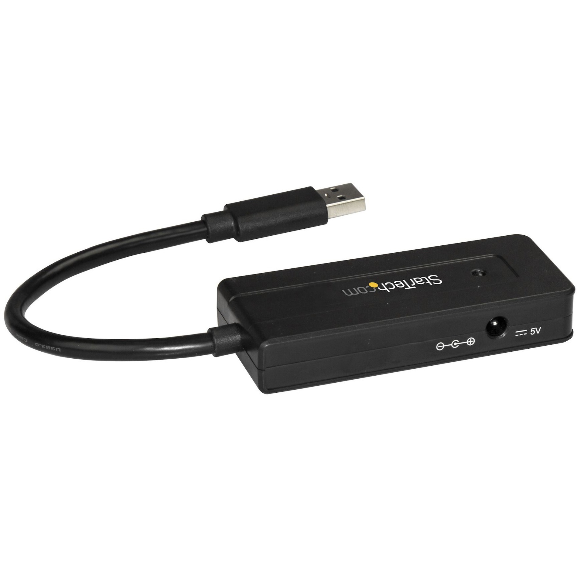 StarTech.com 4 Port USB 2.0 Hub w/Cable - Multi Port Mini Hub - Bus Powered
