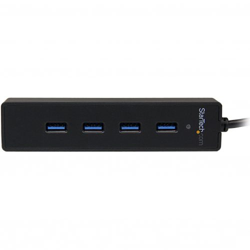 Startech .com 4 Port Portable SuperSpeed USB 3.0 Hub with Built-in CableAdd four external USB 3.0 ports to your notebook or Ultrabook&trade… ST4300PBU3