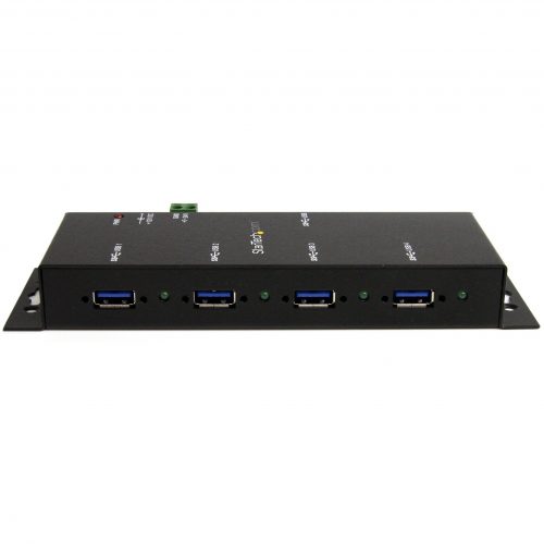 Startech .com 4 Port Industrial USB 3.0 HubMountableRugged USB HubAdd 4 external,wall mountable USB 3.0 ports from a single USB conne… ST4300USBM