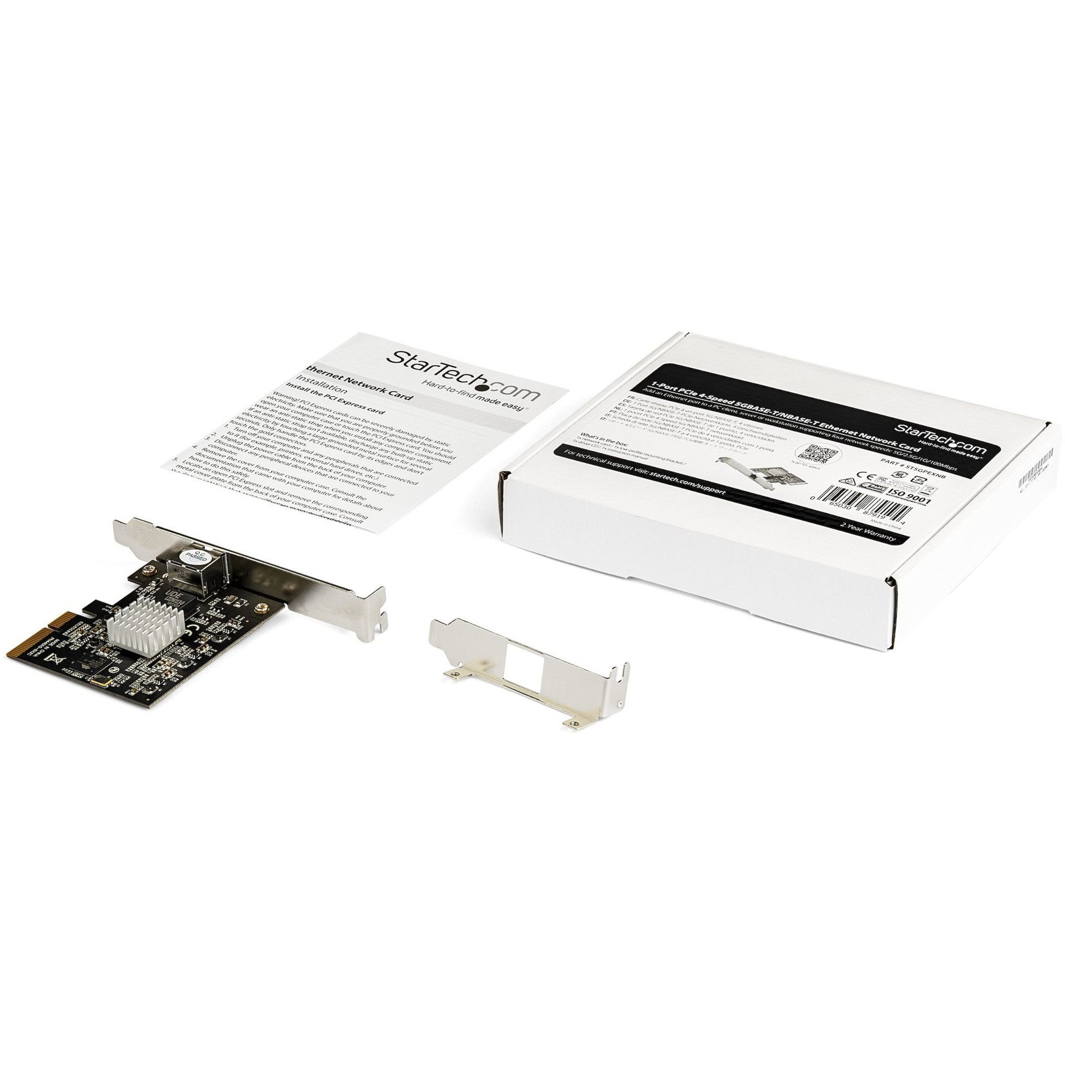 Startech : CARTE RESEAU PCI EXPRESS A 4 PORTS GIGABIT ETHERNET