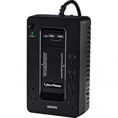 CyberPower ST625U 625VA Standby UPS System – NEMA 5-15P 8 Outlets