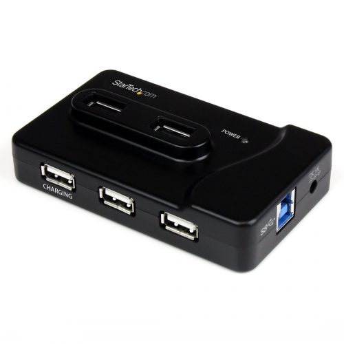 Startech .com 6 Port USB 3.0 / USB 2.0 Combo Hub with 2A Charging Port2x USB 3.0 & 4x USB 2.0Add 2x USB 3.0 and 4x USB 2.0 ports to a co… ST7320USBC