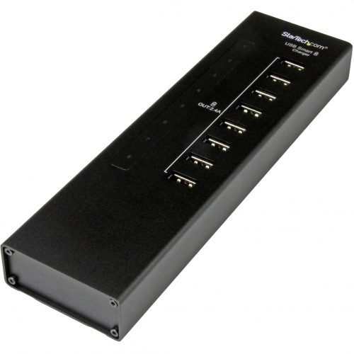 Startech .com 8-Port Charging Station for USB Devices96W/19.2ACharge up to eight mobile devices at the same time, from a central location… ST8CU824