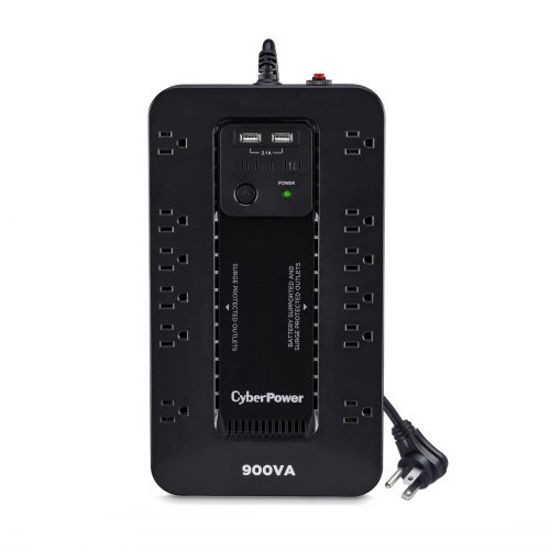 CyberPower ST900U 900VA Standby UPS System – 500W NEMA 5-15P 12 Outlets