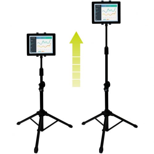 Startech .com Adjustable Tablet Tripod StandFor 6.5″ to 7.8″ Wide TabletsHeight adjustable from 29.3″ to 62″ (74.5 cm to 157 cm)Rot… STNDTBLT1A5T