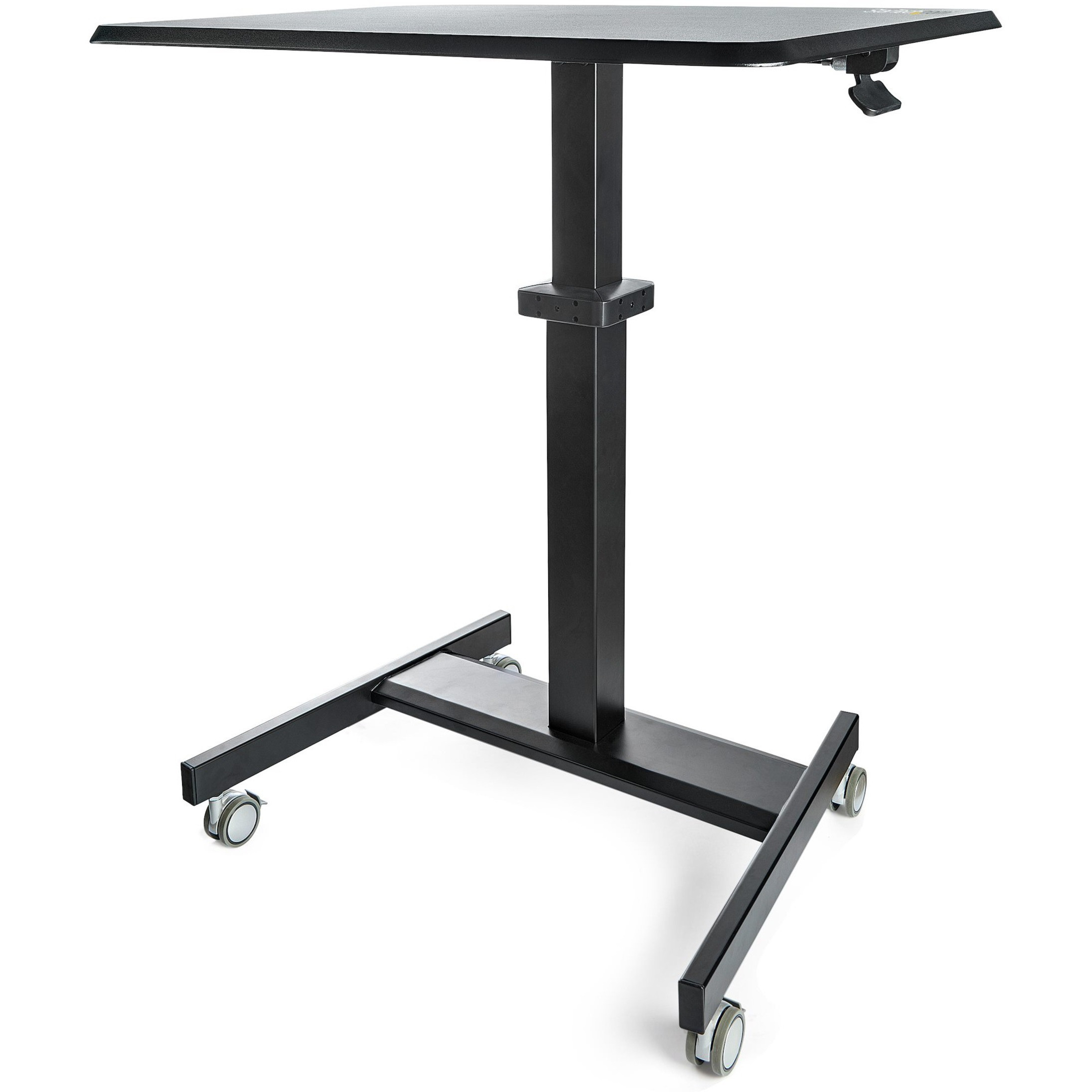 Startech .com Mobile Standing DeskPortable Sit-Stand Ergonomic Height Adjustable Cart on WheelsRolling Computer/Laptop WorkstationSit-s… STSCART2