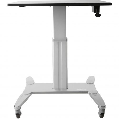 Startech .com Mobile Standing DeskPortable Sit-Stand Ergonomic Height Adjustable Cart on WheelsRolling Computer/Laptop WorkstationSit-st… STSCART