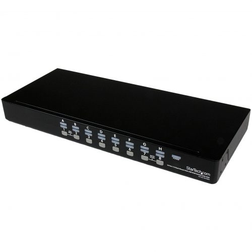 Startech .com 16 Port 1U Rackmount USB KVM Switch with OSDControl up to 16 USB computers from a single keyboard, mouse and monitorusb k… SV1631DUSBU