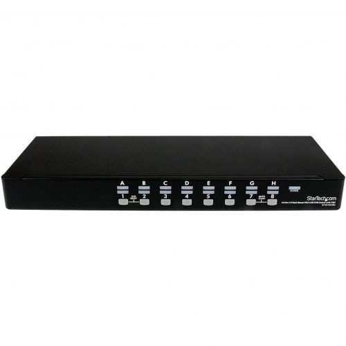 Startech .com 16 Port 1U Rackmount USB KVM Switch with OSDControl up to 16 USB computers from a single keyboard, mouse and monitorusb k… SV1631DUSBU