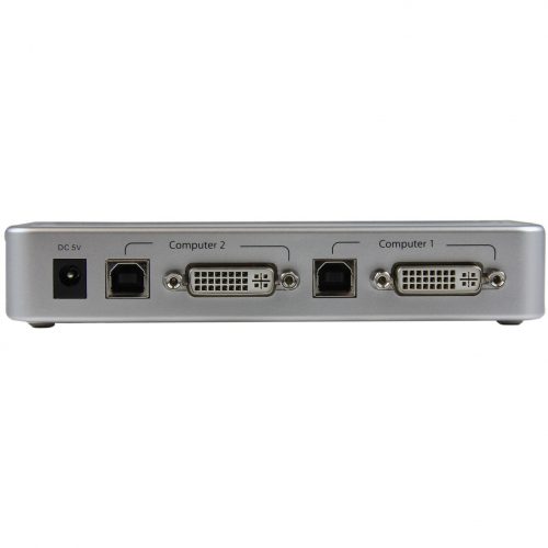 Startech .com 2 Port USB DVI KVM Switch Kit with Cables USB 2.0 Hub & AudioUSB DVI KVM with Cables and Audio SwitchingKVM / audio / USB s… SV211KDVI