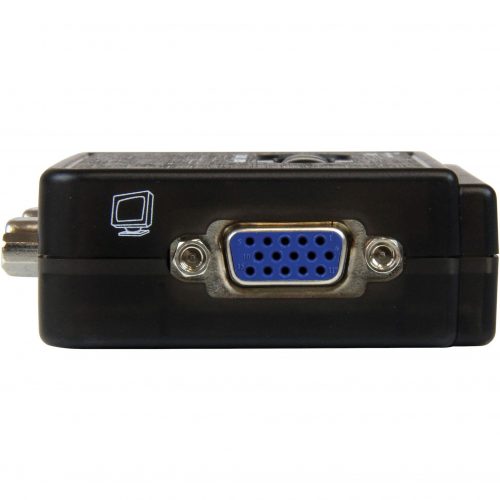 Startech .com .com 2 Port USB KVM Kit with Cables and Audio SwitchingKVM / audio switchUSB2 ports1 local userControl 2 U… SV211KUSB