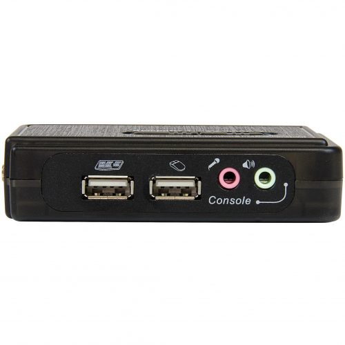 Startech .com .com 2 Port USB KVM Kit with Cables and Audio SwitchingKVM / audio switchUSB2 ports1 local userControl 2 U… SV211KUSB