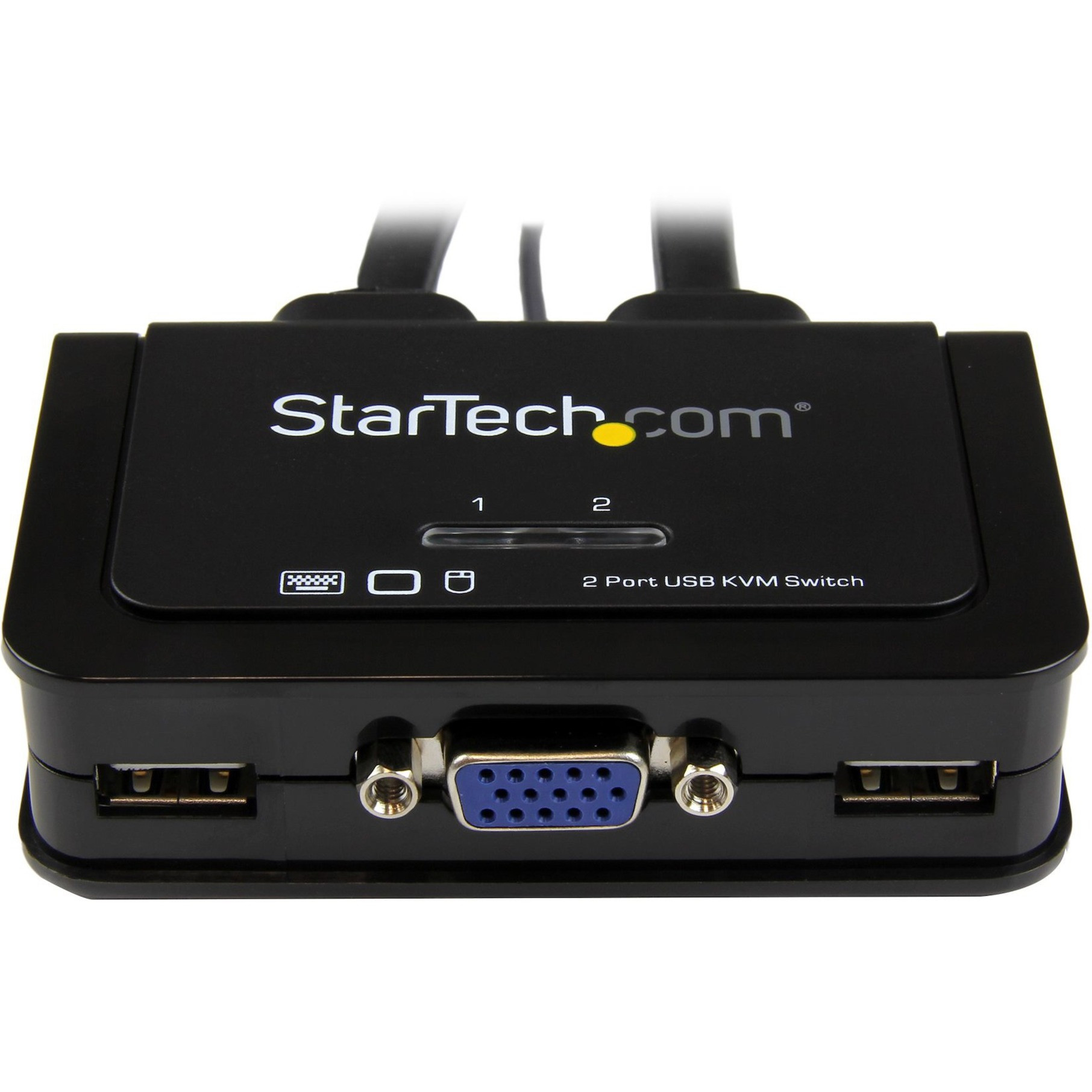 spredning affjedring produktion Startech .com 2 Port USB VGA Cable KVM SwitchUSB Powered with Remote  SwitchControl two VGA, USB-equipped PCs with a single monitor, keyboa...  SV211USB - Corporate Armor