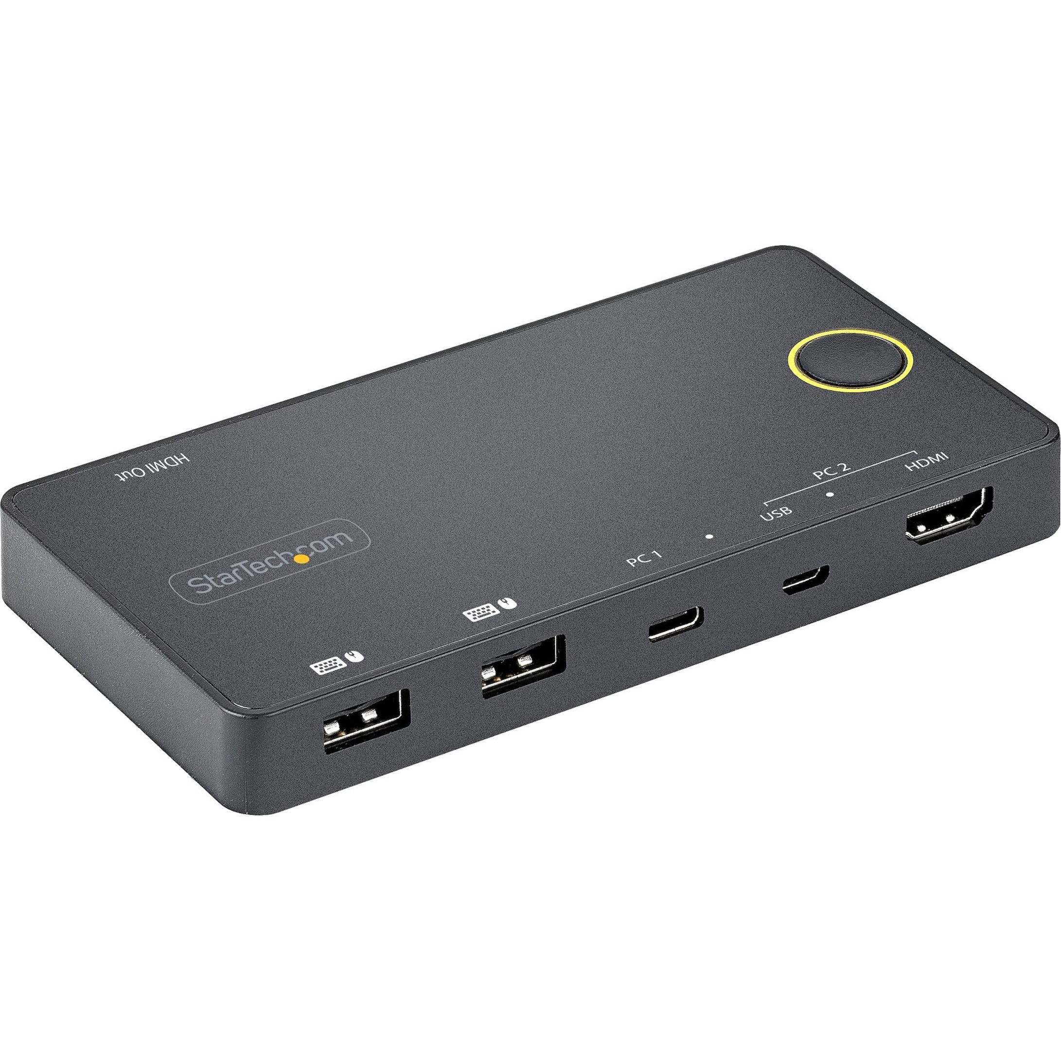 USB-C KVM Switch 3-Port with HDMI for Dual Monitor