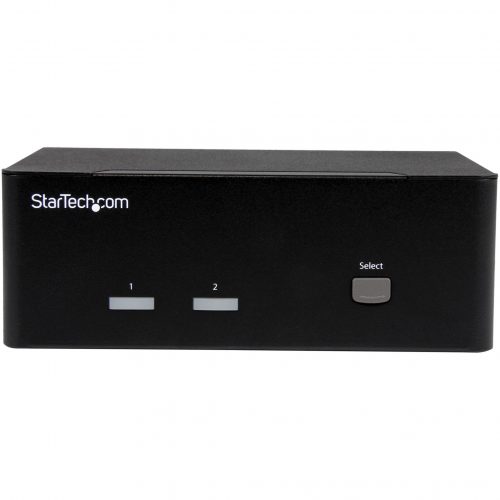 Startech .com 2-port KVM Switch with Dual VGA and 2-port USB HubUSB 2.0Access two dual-video computers and two shared USB peripherals… SV231DVGAU2A