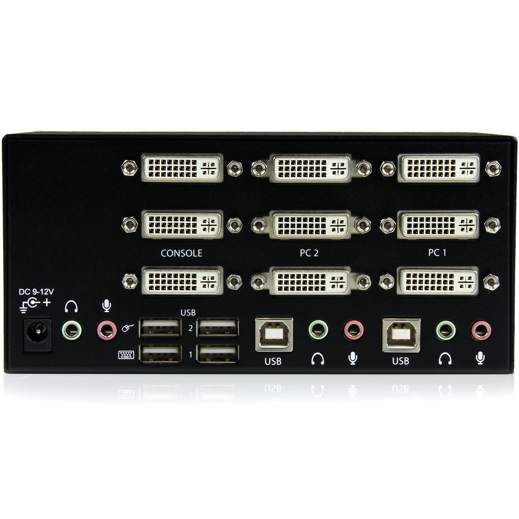 Startech .com 2 Port Triple Monitor DVI USB KVM Switch with Audio & USB 2.0 HubSwitch between two triple head computers, while sharing thr… SV231TDVIUA