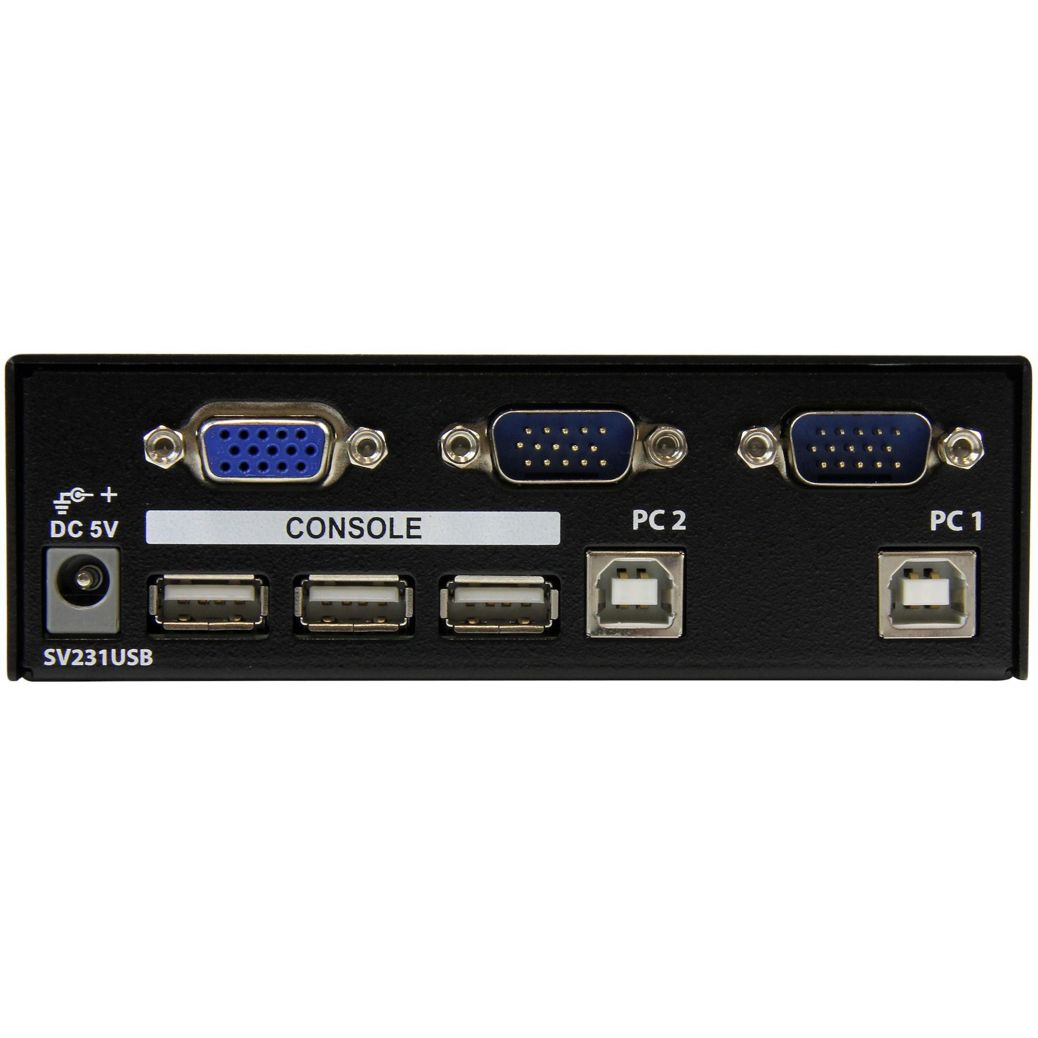 Startech .com 2 Port Professional USB KVM Switch Kit with CablesControl 2 USB VGA based computers with this complete KVM kit including cables… SV231USB