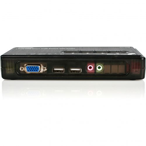 Startech .com .com SV411KUSBKVM / audio switchUSB4 ports1 local userControl 4 USB enabled computers with this complete K… SV411KUSB