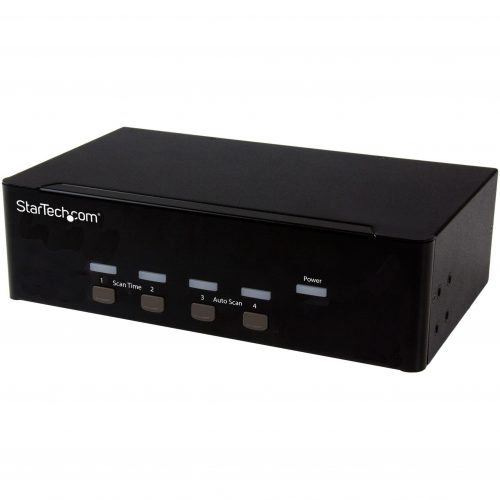 Startech .com 4-port KVM Switch with Dual VGA and 2-port USB HubUSB 2.0Access four dual-video computers & two shared USB peripherals f… SV431DVGAU2A