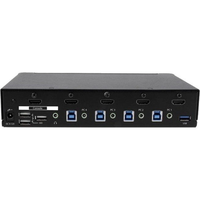 Startech .com 4-Port HDMI KVM SwitchBuilt-in USB 3.0 Hub for Peripheral Devices1080pControl four HDMI computers using a single conso… SV431HDU3A2