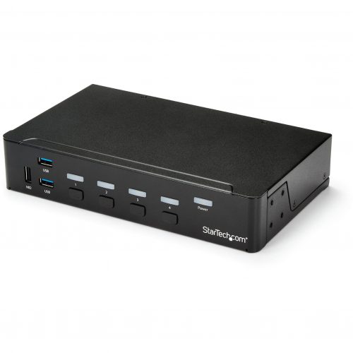 Startech .com 4-Port HDMI KVM SwitchBuilt-in USB 3.0 Hub for Peripheral Devices1080pControl four HDMI computers using a single conso… SV431HDU3A2