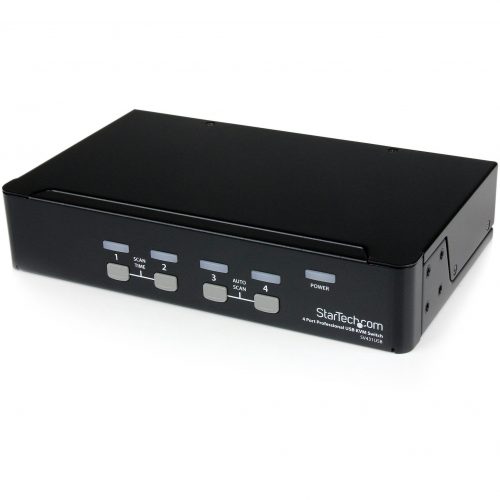 Startech .com .com StarView SV431USBKVM switchUSB4 ports1 local userUSB1UControl up to 4 PC or Mac computers from a… SV431USB