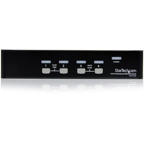 Startech .com .com StarView SV431USBKVM switchUSB4 ports1 local userUSB1UControl up to 4 PC or Mac computers from a… SV431USB