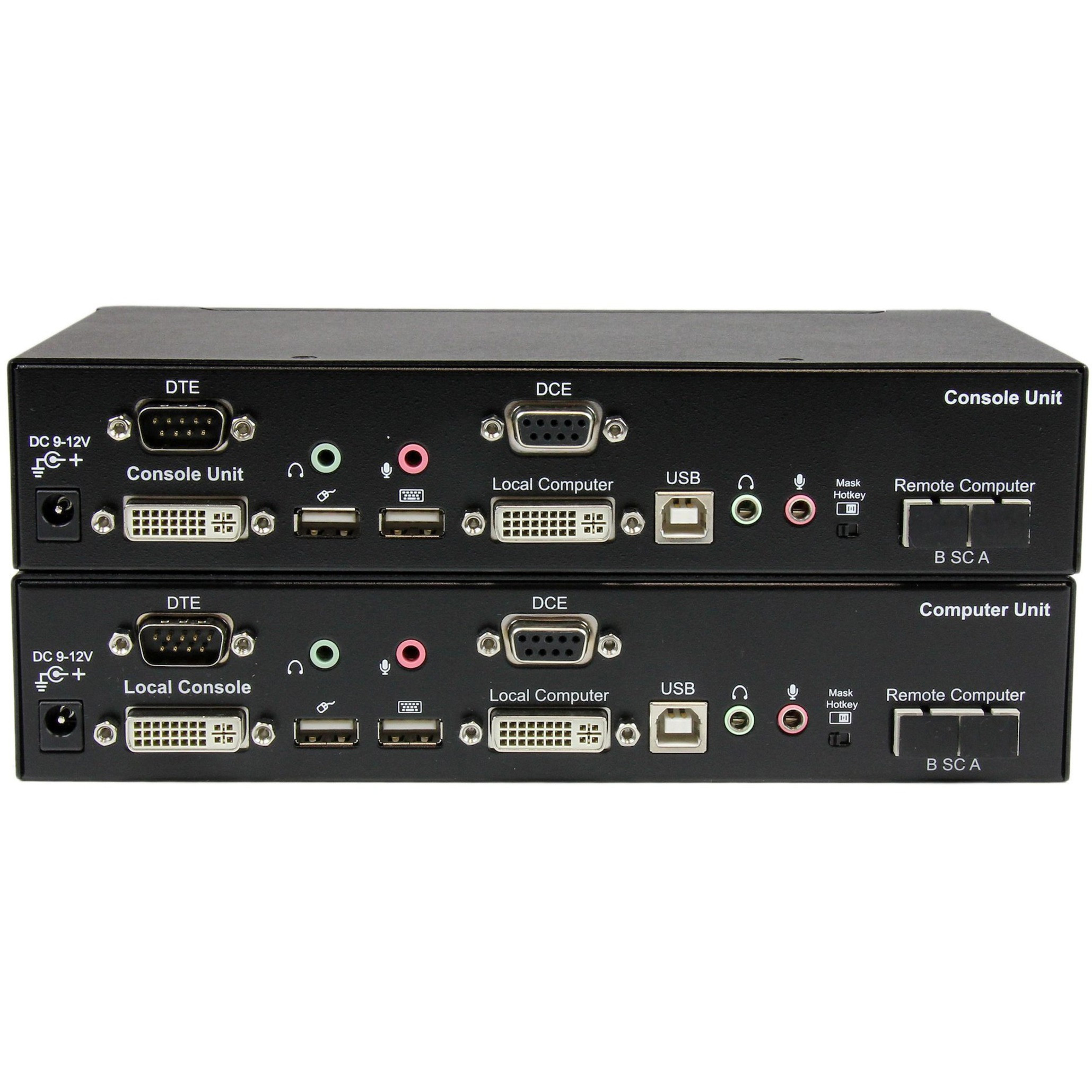 Startech .com USB DVI KVM Extender Over Fiber 2kmSerial/AudioExtend DVI-D (or HDMI) video, USB, audio, and Serial signals up to 2km (65… SV565FXDUSA