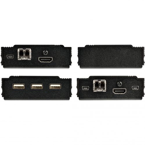 Startech .com 4K HDMI KVM Extender over Fiber, HDMI Video & USB over Fiber, up to 984ft/300m (MultiMode), 10G MMF SFP+ ModulesHDMI and US… SV565FXHD4KU